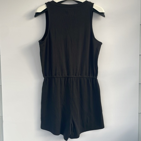 MWL Madewell Breeze Drawstring Romper Black Sleeveless Size Small - Picture 10 of 14